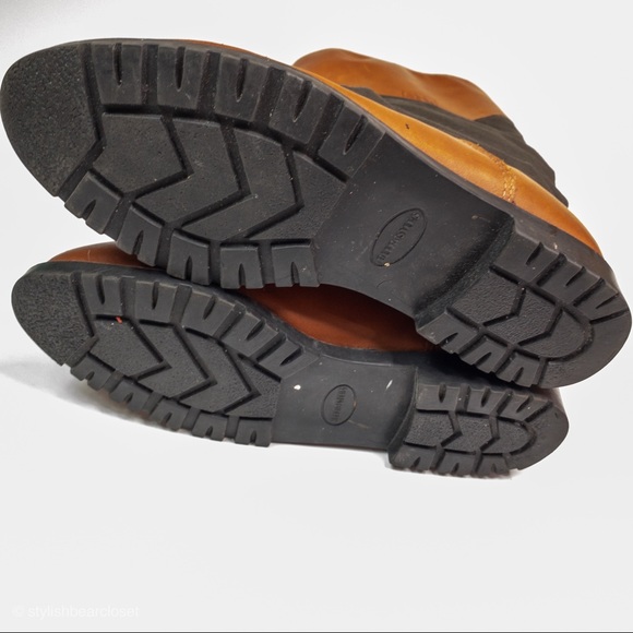 Eddie Bauer Vintage Defroster Boots Brown Green - Picture 4 of 6